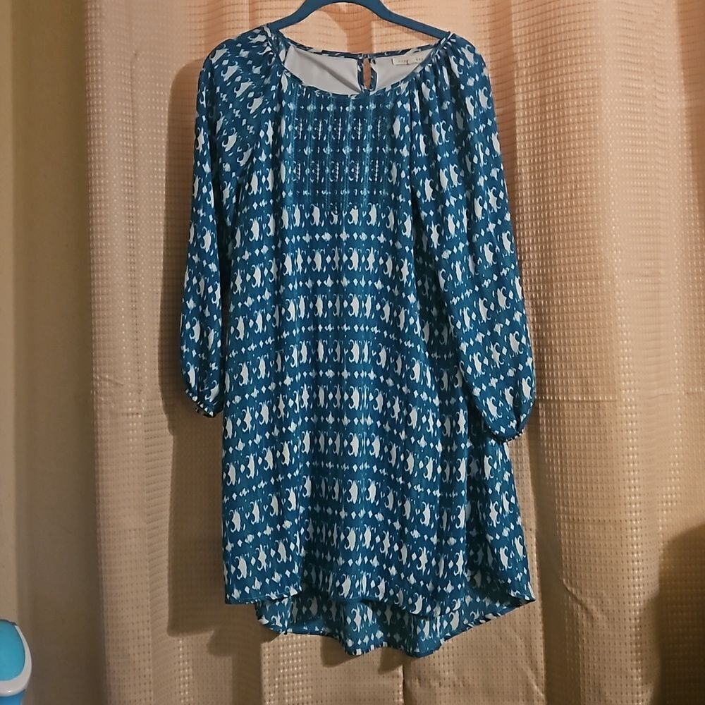 Copper Key girl's turquoise dress. size XL